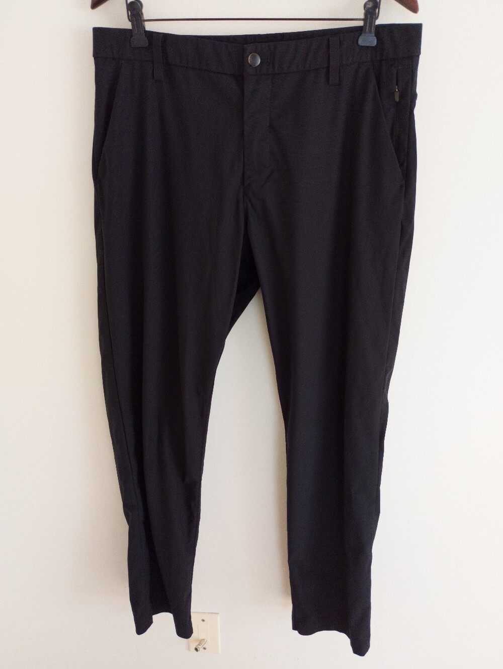 Kirkland Signature Men's Black Performance Pants Stretch Golf Commuter 36